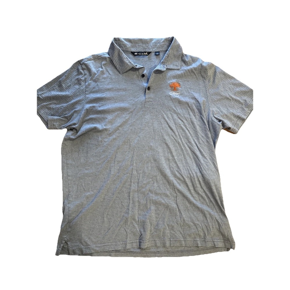 TRAVIS MATHEW ‎ KIAWAH SC Mens  Polo Size XL Poly/Cotton Golf Ocean Course Blue